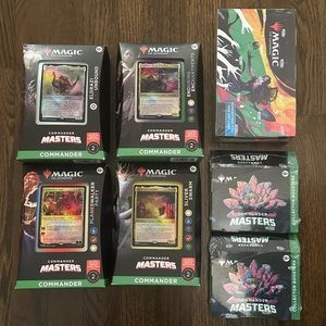 All BRAND NEW AND UNOPENED. Magic the Gathering - Commander Masters Set.